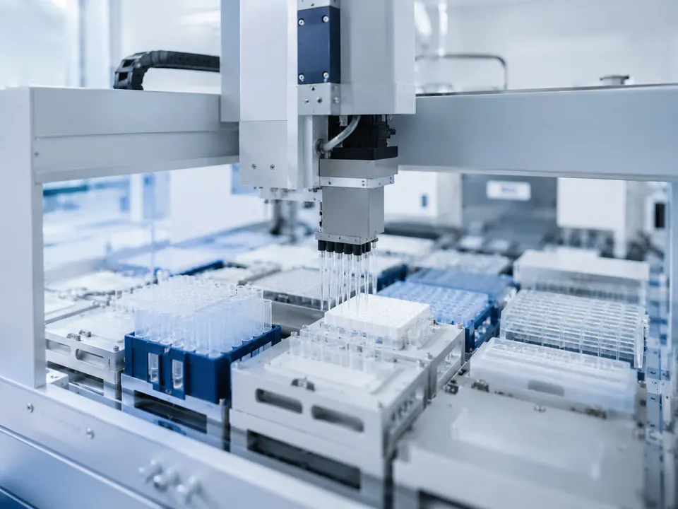 Plataforma automatizada de laboratorio para manipulación de líquidos