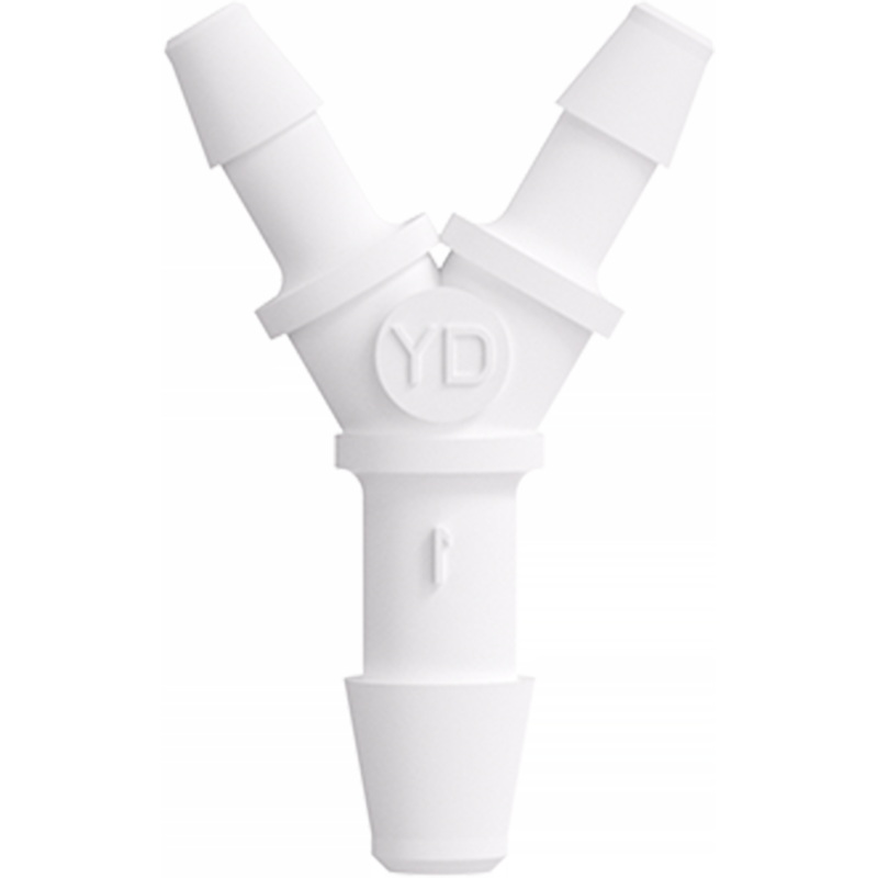 BY-24D-16D-16D-PA-W Y型异径倒刺接头