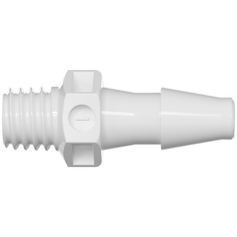 SA-X32-32D-PA-W 直通螺纹密封螺纹转倒刺接头