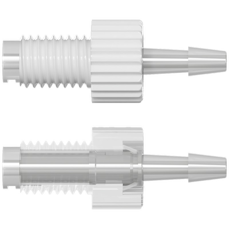 SBR-U28-24-PP-N 나사-바브 피팅