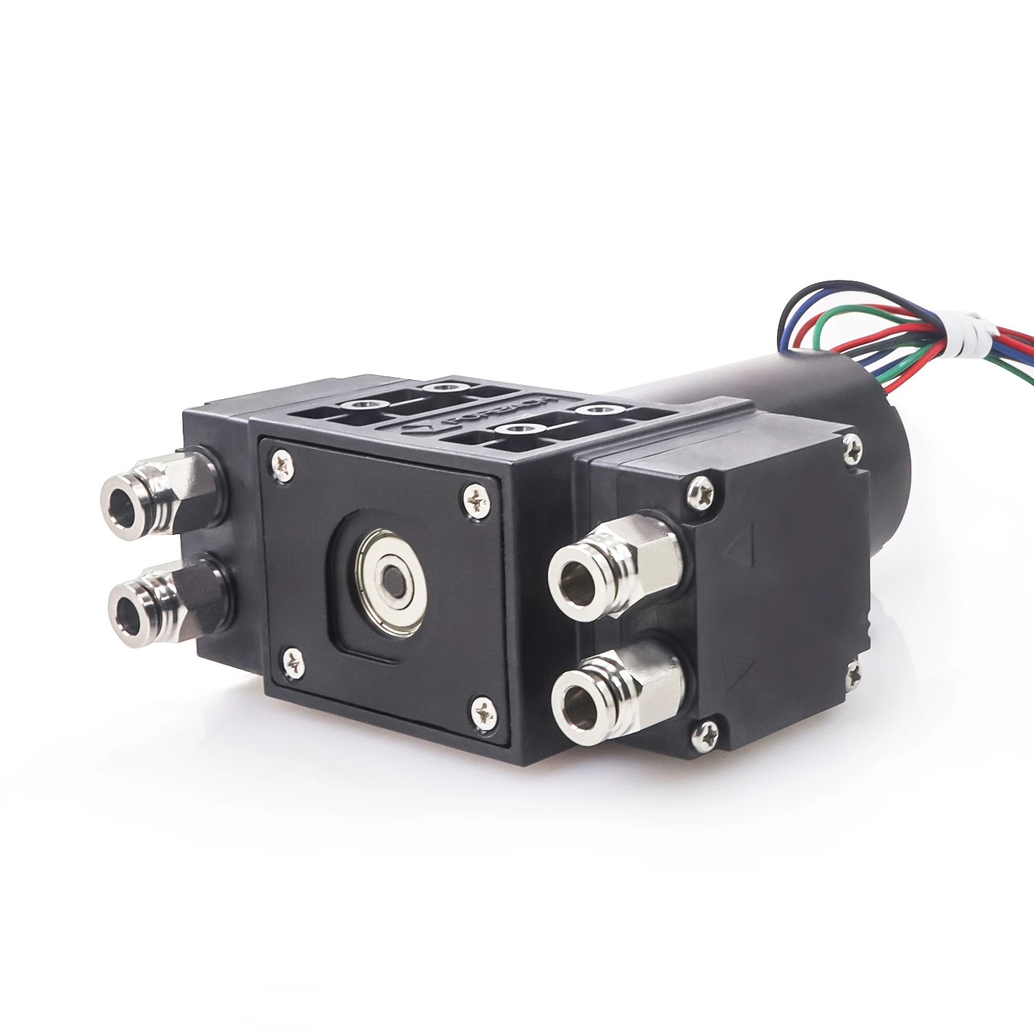 Foreach DPGL800 brushless diaphragm waste aspiration pump with 6 L/min no-load gas flow per head for gas-liquid waste handling in chemistry analyzers